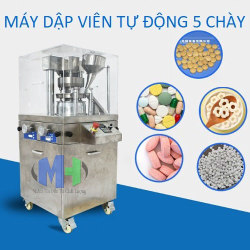 Máy Dập Viên Nén Tự Động 5 Chày ZP-5A (MHND-D06)